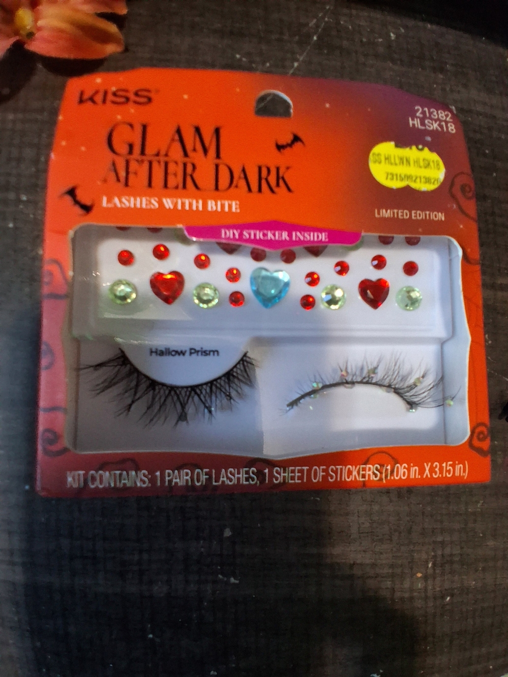 Kiss Glam After Dark Hallow Prism Lashes with Colorful Gems
